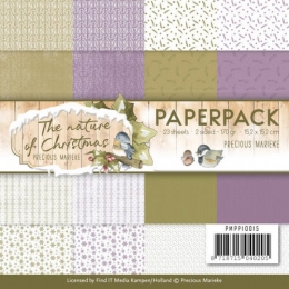 Paperpack - 23 Bgen - The nature of Christmas - Weihnachten - Precious Marieke