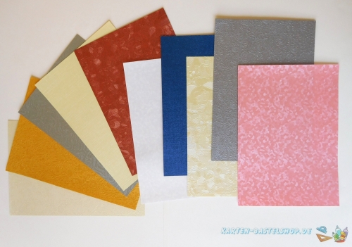 Bastelpapier-Mix - 10 Bgen - A6 - LeSuh