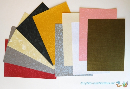 Bastelpapier-Mix - 10 Bgen - A6 - LeSuh