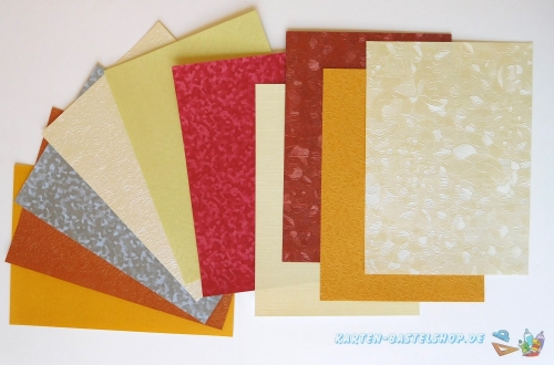 Bastelpapier-Mix - 10 Bgen - A6 - LeSuh