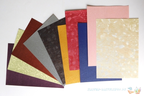 Bastelpapier-Mix - 10 Bgen - A6 - LeSuh