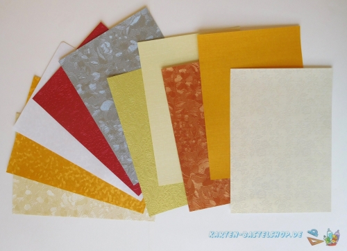 Bastelpapier-Mix - 10 Bgen - A6 - LeSuh