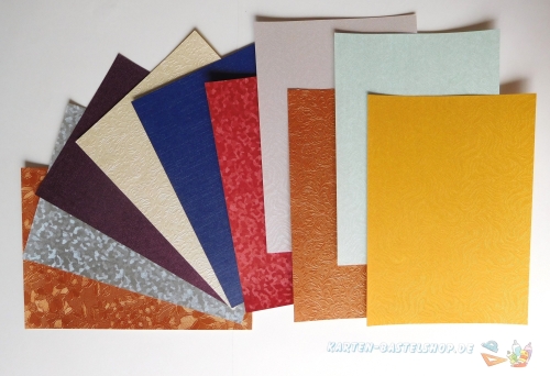 Bastelpapier-Mix - 10 Bgen - A6 - LeSuh