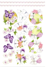 Stanzbogen-Buch Nr.15 - Happy Flowers / Blumen