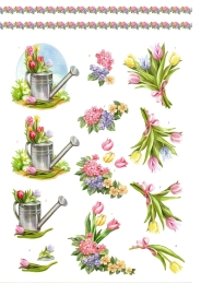 Stanzbogen-Buch Nr.15 - Happy Flowers / Blumen