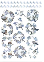Stanzbogen-Buch Nr.11 - Winterflowers / Winterblumen