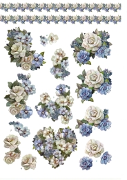 Stanzbogen-Buch Nr.11 - Winterflowers / Winterblumen