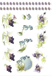 Stanzbogen-Buch Nr.11 - Winterflowers / Winterblumen