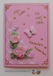 Stanzbogen-Buch Nr.13 - Butterflies and Flowers / Schmetterlinge und Blumen