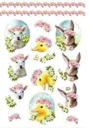 Stanzbogen-Buch Nr.21 - Spring Animals / Tiere im Frhling