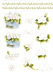 Stanzbogen-Buch Nr.2 - Flowers / Blumen
