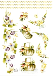 Stanzbogen-Buch Nr.2 - Flowers / Blumen