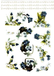 Stanzbogen-Buch Nr.2 - Flowers / Blumen