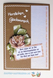 Das kleine Bastelset Geburtstagsgre fr 6 Karten (mit Schneidebgen)