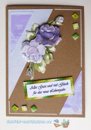 Das kleine Bastelset Geburtstagsgre fr 6 Karten (mit Schneidebgen)