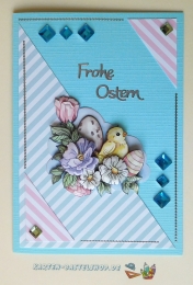 Mega-Pack - 50 Bltter - Streifen - zarte Farben