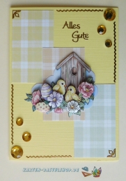 Mega-Pack - 50 Bltter - Tartan (Schottenkaro) - pastell
