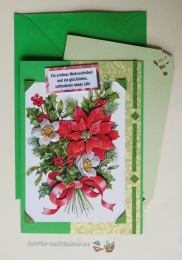 3D-Karte - Ein schnes Weihnachtsfest... - Nr.589 - Handarbeit