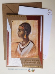 3D-Karte - Herzlichen Glckwunsch - Nr.603 - Handarbeit