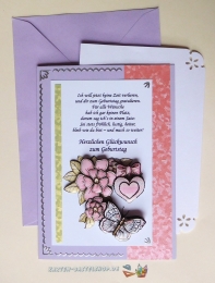 3D-Karte - Herzlichen Glckwunsch zum Geburtstag - Nr.625 - Handarbeit