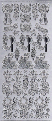 Sticker - Motive - silber - 883