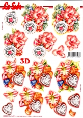 3D-Stanzbogen Weihnachtsdeko von LeSuh (680.042)