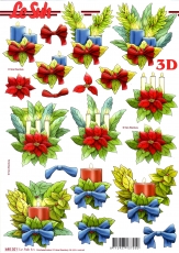 3D-Stanzbogen Weihnachtsmotive von LeSuh (680.021)