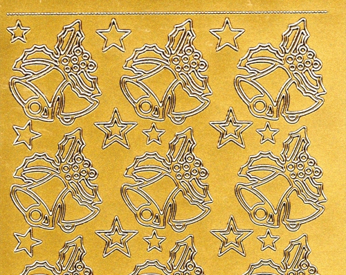 Sticker - Glocken 1 - gold - 855