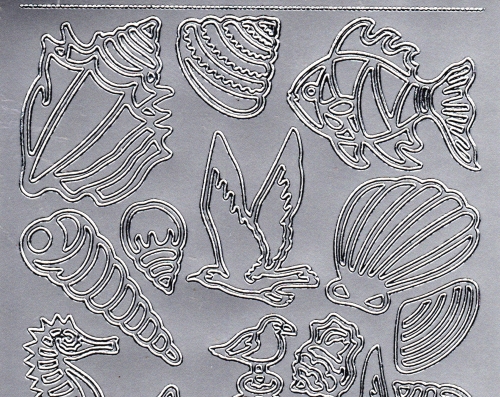 Sticker - Maritim - silber - 819