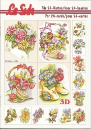 3D-Buch A5 Mini-Blumen von LeSuh (345615)