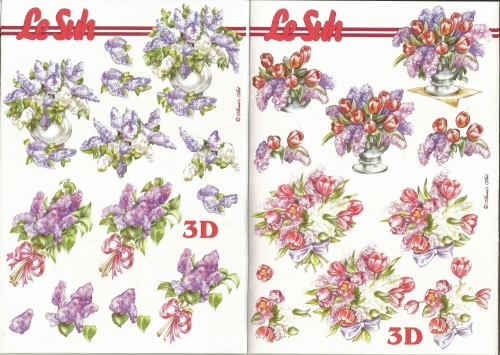 3D-Buch A5 Mini-Blumen von LeSuh (345615)