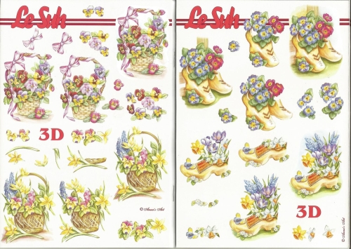 3D-Buch A5 Mini-Blumen von LeSuh (345615)