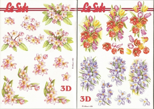 3D-Buch A5 Mini-Blumen von LeSuh (345615)