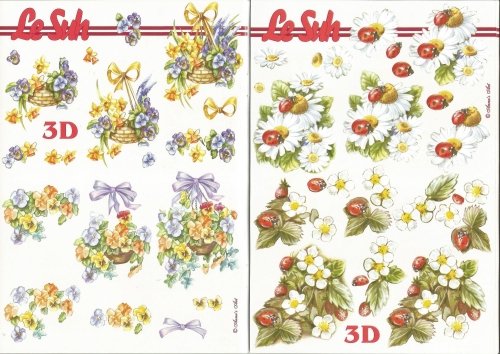 3D-Buch A5 Mini-Blumen von LeSuh (345615)