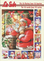 3D-Buch A5 Weihnachtsmann von LeSuh (345607)