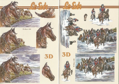 3D-Buch A5 Pferde von LeSuh (345635)