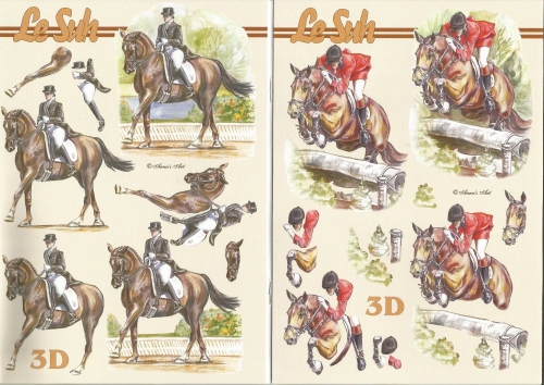 3D-Buch A5 Pferde von LeSuh (345635)