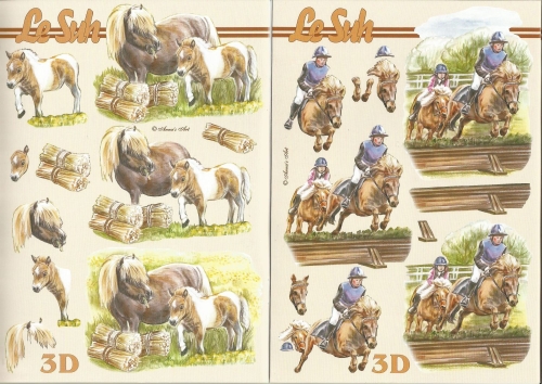 3D-Buch A5 Pferde von LeSuh (345635)