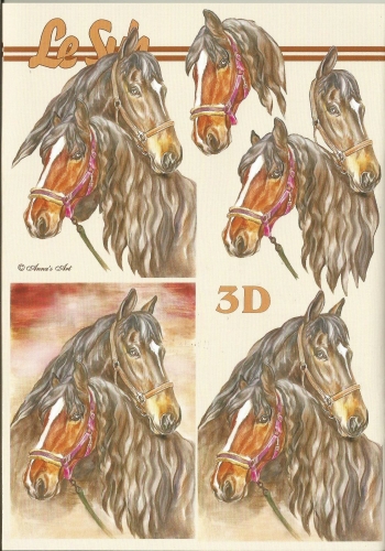 3D-Buch A5 Pferde von LeSuh (345635)