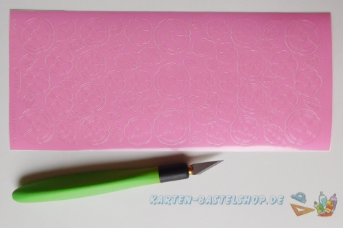 Sticker - Blumen - rosa - 1114