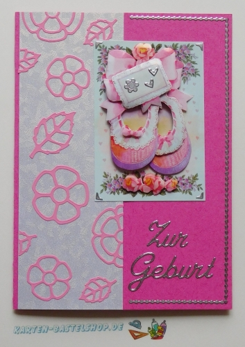 Sticker - Blumen - rosa - 1114