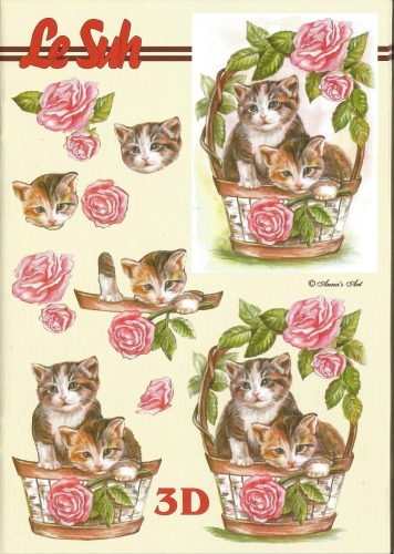 3D-Buch A5 Katzen von LeSuh (345625)