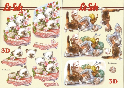 3D-Buch A5 Katzen von LeSuh (345625)