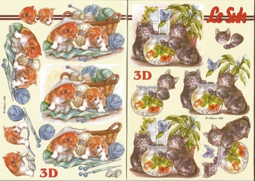 3D-Buch A5 Katzen von LeSuh (345625)