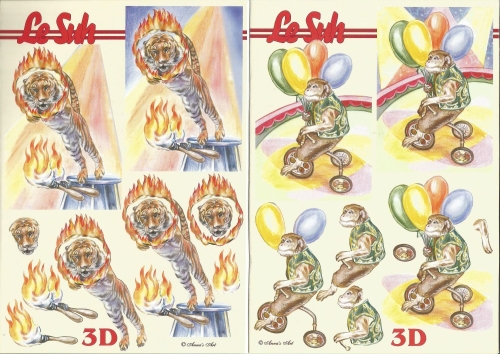 3D-Buch A5 Zirkus von LeSuh (345637)