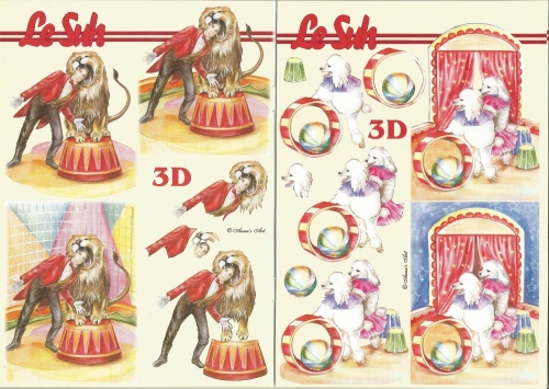 3D-Buch A5 Zirkus von LeSuh (345637)