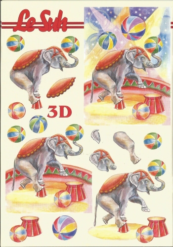 3D-Buch A5 Zirkus von LeSuh (345637)