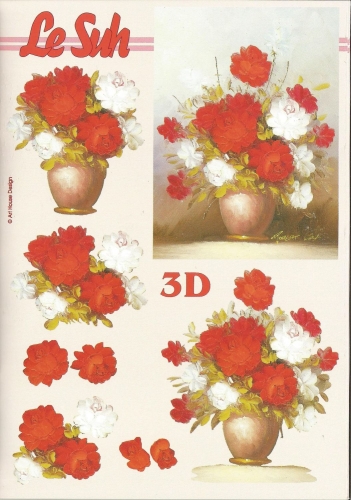 3D-Buch A5 Blumen von LeSuh (345633)