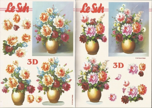 3D-Buch A5 Blumen von LeSuh (345633)