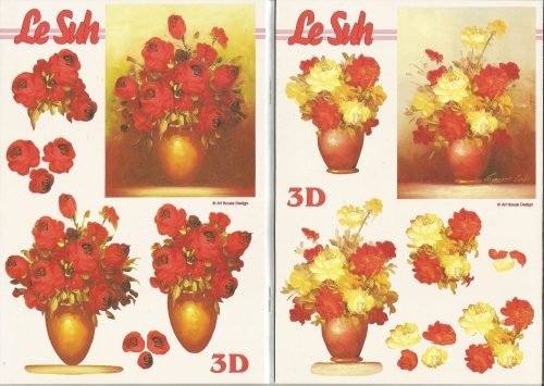 3D-Buch A5 Blumen von LeSuh (345633)